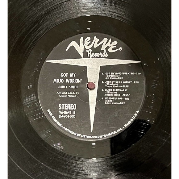 INCREDIBLE JIMMY SMITH GOT MY MOJO WORKIN VERVE V6 8641 LP VINYL RECORD STEREO - Picture 5 of 7